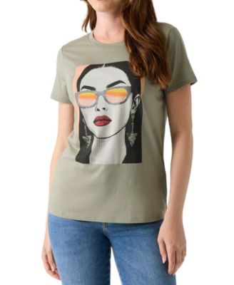 Женская футболка GUESS Mood Easy Retro Graphic