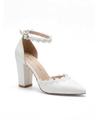 Женские свадебные туфли-лодочки Prologue Shoes Women's Alisa Block Heel Pointed Toe