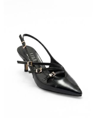 Prologue Shoes Women's Magra Pointed-Toe Slingback Stiletto