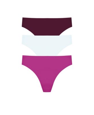 Женские хлопковые трусики Natori Bliss Bare 3-Pack