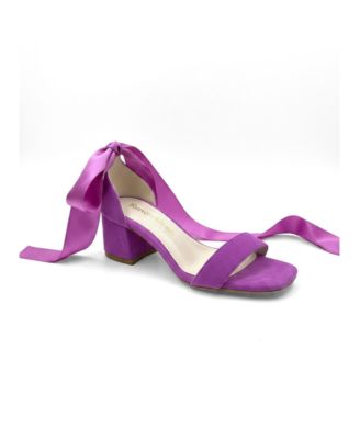 Fuchsia suede