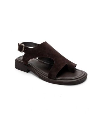 Brown suede