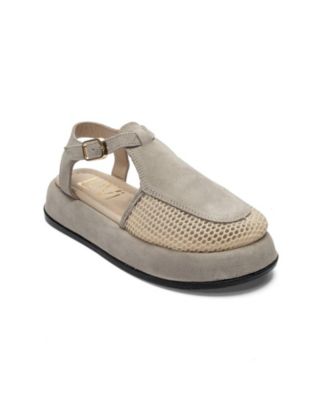 Beige suede