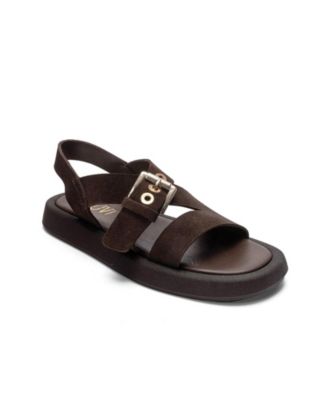 Brown suede