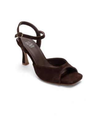 Brown suede