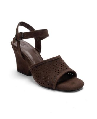 Brown suede