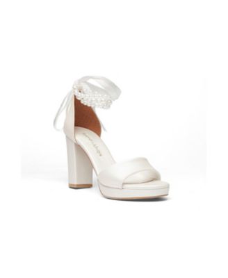 Prologue Shoes Women's Ksenia Platform Bridal Sandal