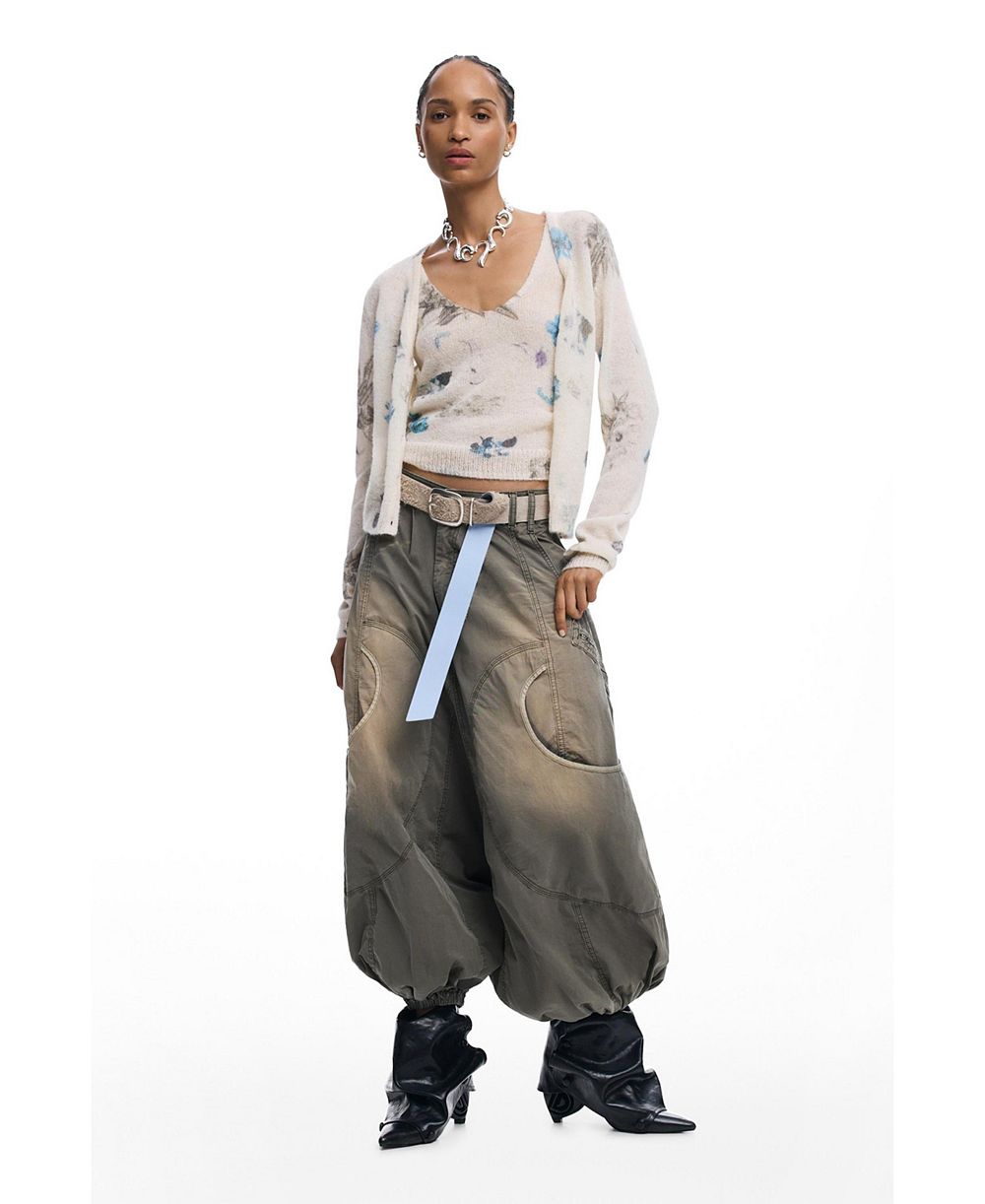 Desigual Women's Balloon Cargo Pants