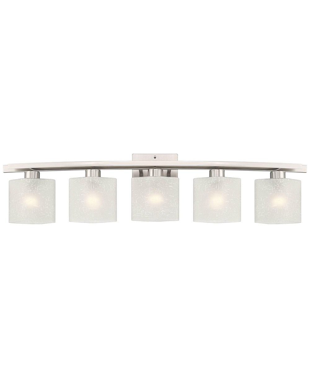 Possini Euro Design ванная комната, светильник из 5 ламп, матовый никель, 40 1/2"W