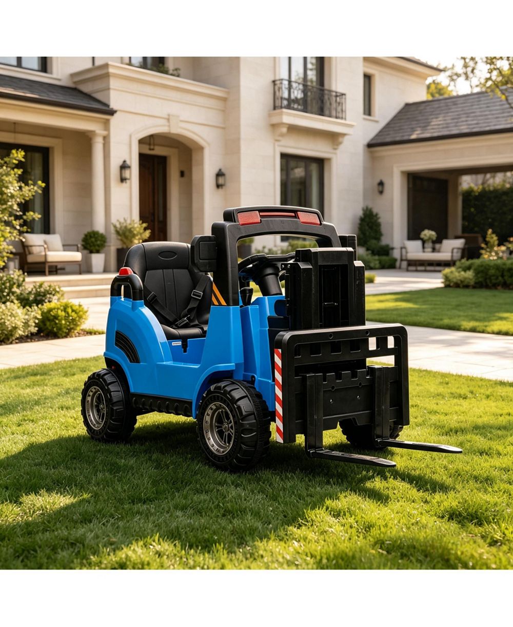 Homfan Радиоуправляемый детский автомобиль Forklift Truck с работающими вилами, 66 lbs Capacity, для детей 3-6 лет