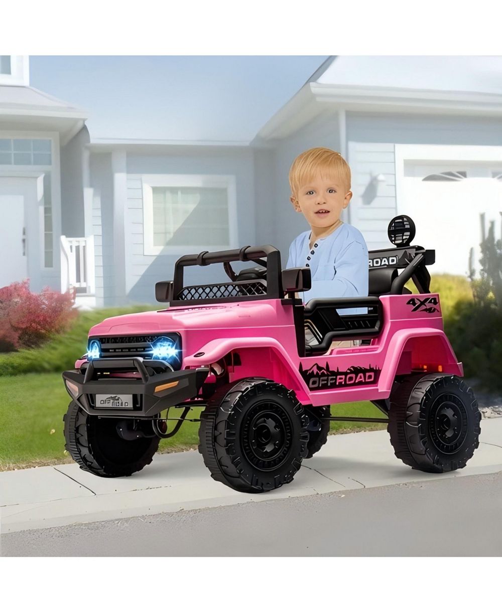 homfan 12V Remote Control Battery-Powered Electric Ride-On Car 39.76"L x 22.44"W x 12.2"H для детей 3-6 лет