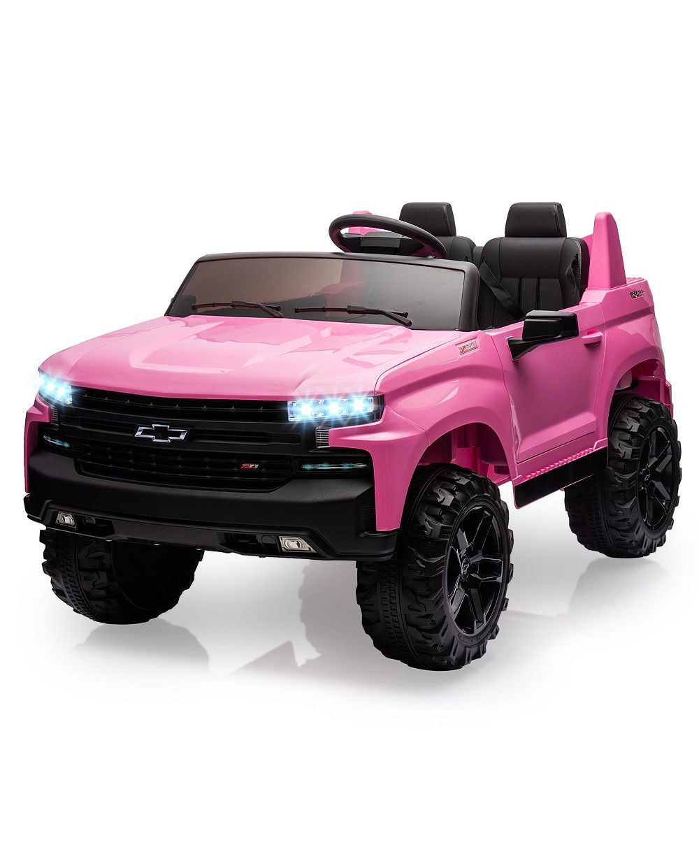 Электромобиль Chevrolet Silverado на 2 места, с пультом управления, LED Light, 3-8 лет