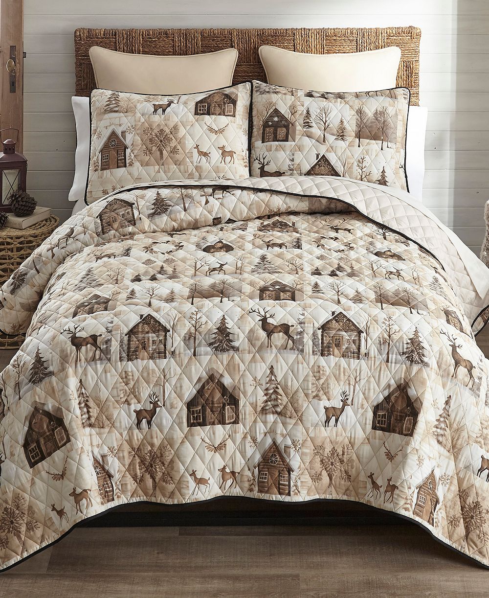 Комплект из 2 стеганых одеял Your Lifestyle Antique Winter Twin