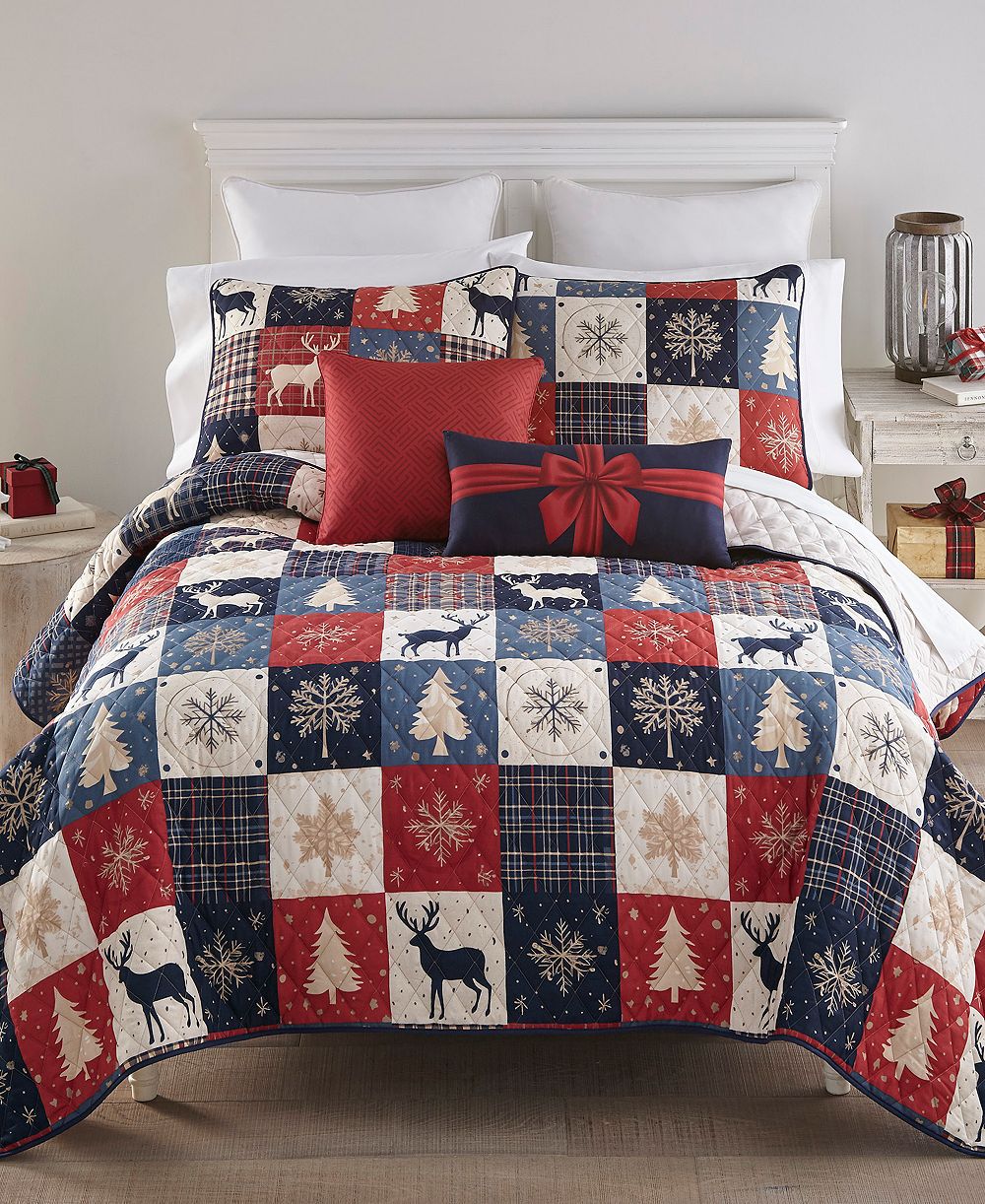 Your Lifestyle Набор из 3 одеял Noel Patch, King