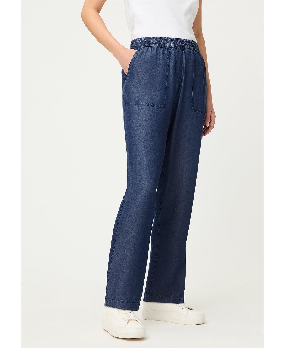 Olsen Women's Soft Denim-Look Pant