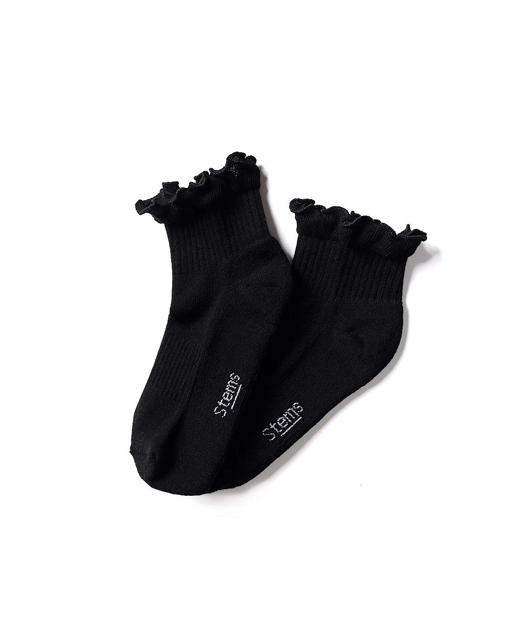 Stems Women's Ruffle Twist Ankle Socks