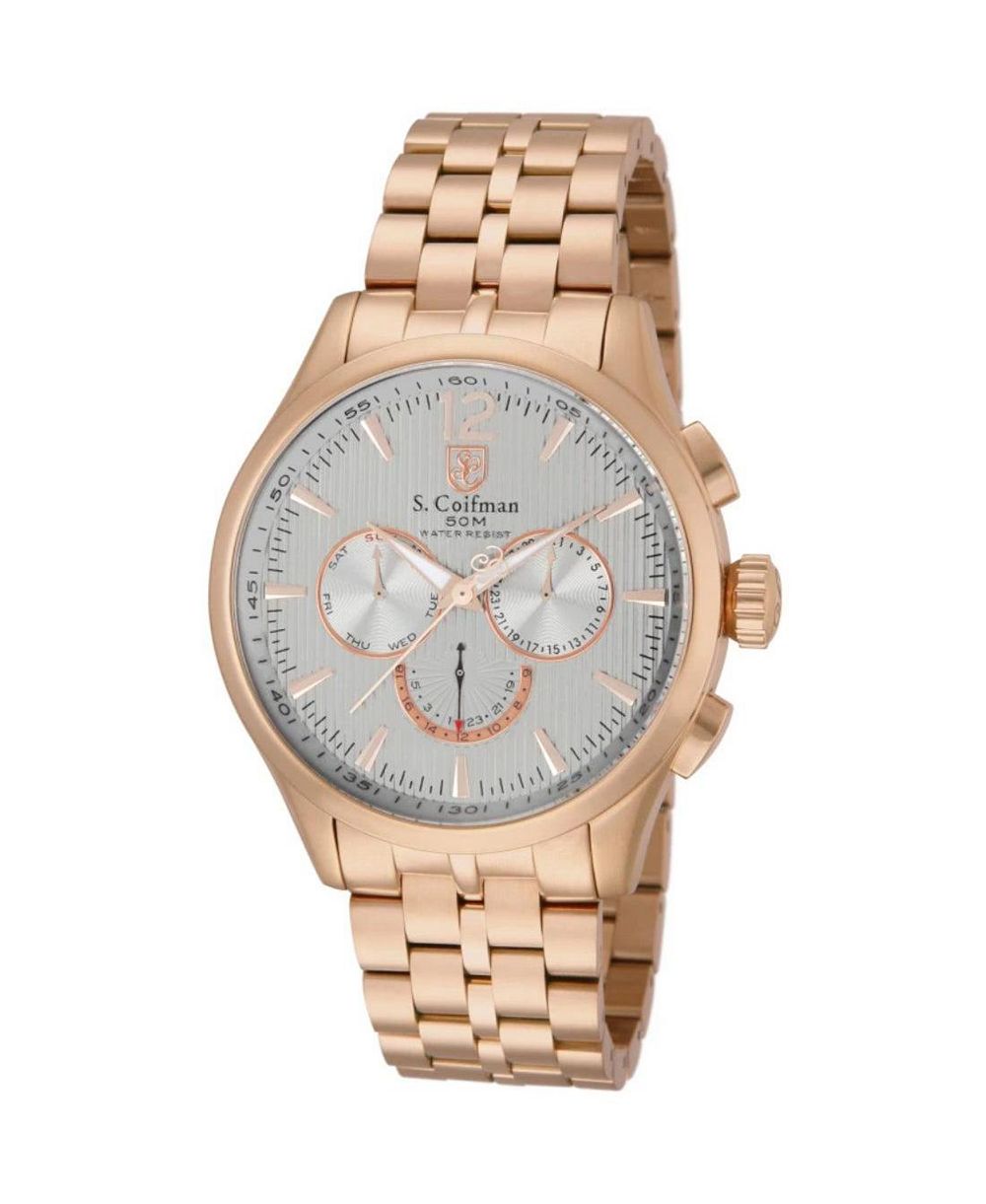 Invicta S.Coifman Мужские часы Heritage Chronograph с кожаным ремешком