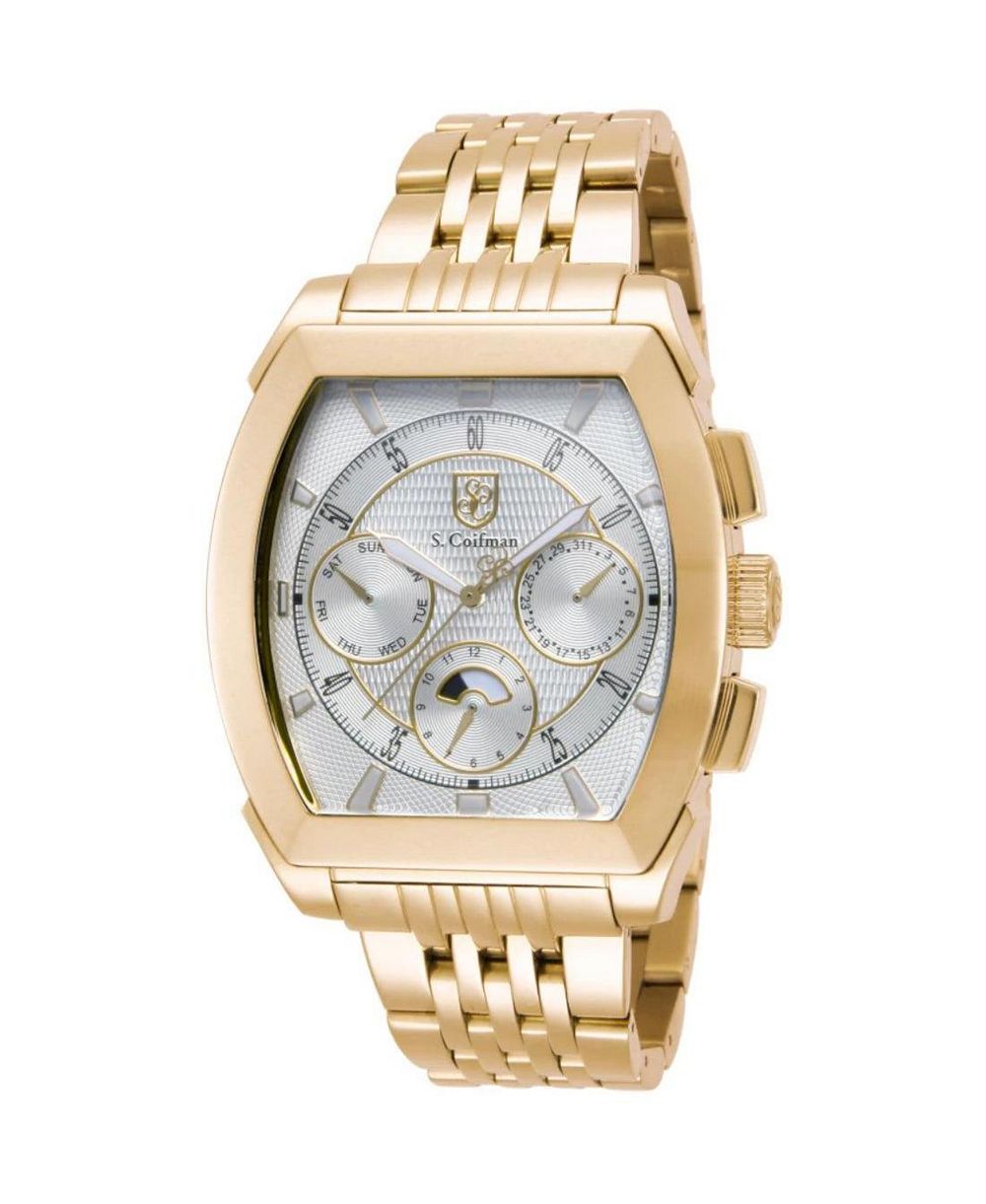 Мужские наручные часы Invicta S.Coifman Heritage с хронографом и стальным браслетом