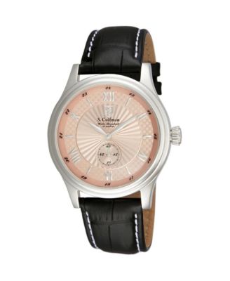 Invicta Мужские кварцевые часы Heritage с кожаным ремешком