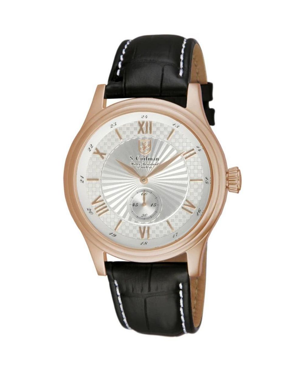 Мужские часы Invicta S.Coifman Heritage с кожаным ремешком