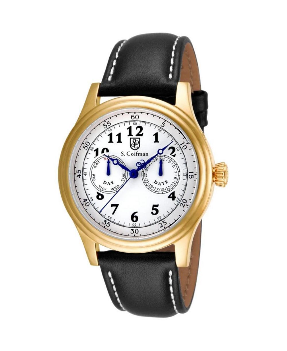 Invicta мужские часы Heritage с хронографом, кожаным браслетом и циферблатом