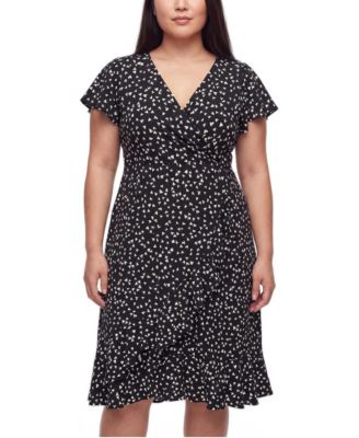 Torrid Plus Size Surplice Midi Dress