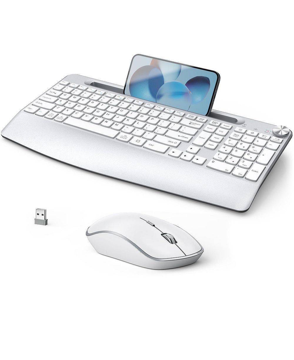 Lofree Wireless Silent Ergonomic Keyboard and Mouse Combo for Mac and Windows