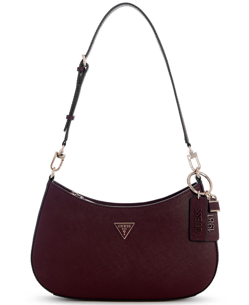 GUESS Noelle Small Top-Zip Shoulder Bag