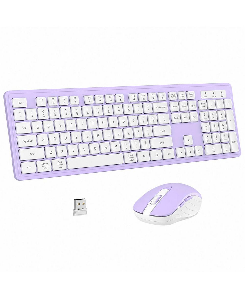 Lofree 104-Key Wireless Keyboard and Mouse Combo Compatible with Windows