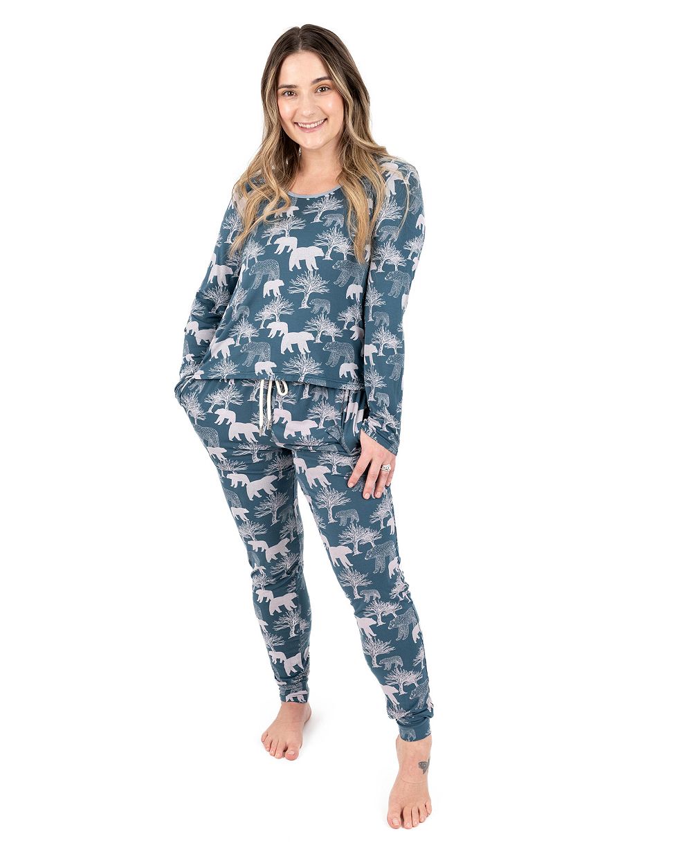 Leveret Женская пижама из вискозы из бамбука из двух предметов