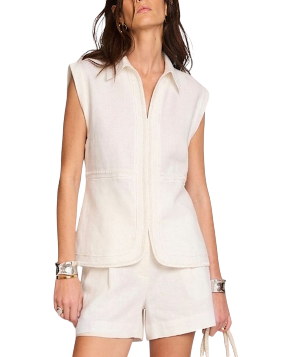 Женская блузка Mint Velvet Sleeveless Collared Pocket