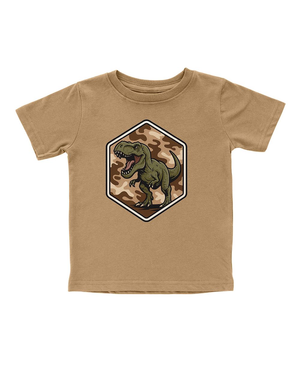 Sweet Wink Детская футболка с коротким рукавом Camo Rawr для мальчиков (2T - 4T)