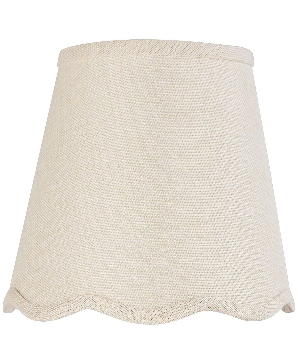 Springcrest Абажур Mylie Off-White Scallop Empire 4x6x5.5 (Clip-On)