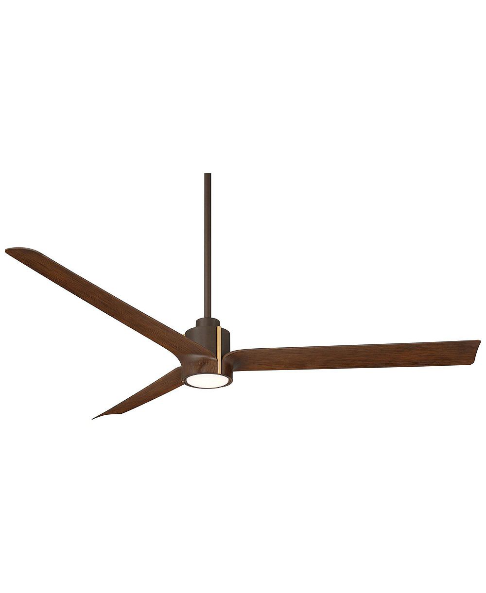 Потолочный вентилятор Casa Vieja Aero Bronze и Dark Walnut с пультом, 60"