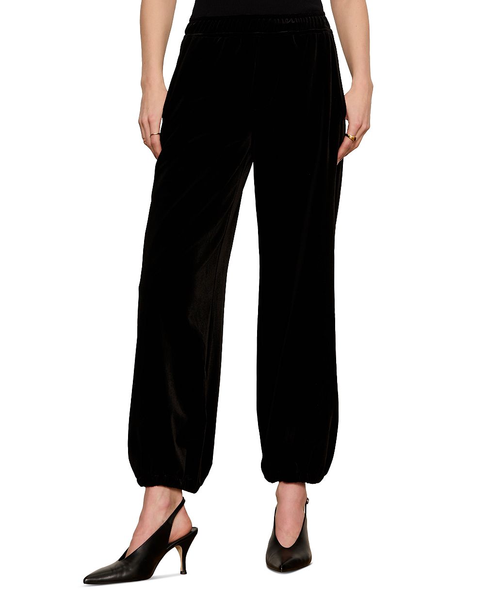 Sanctuary Women's Micro Balloon Velvet Pull-On Pants