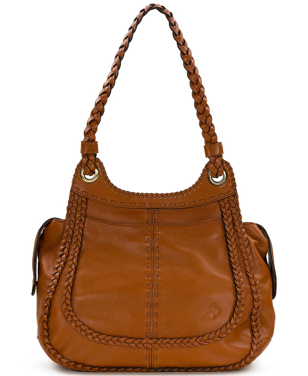 Patricia Nash Adria Large Rugged Natural Satchel Bag