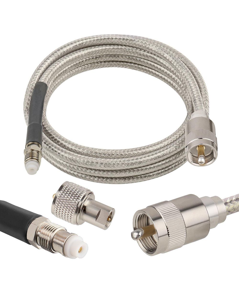 Lofree RG8X Double Shielded Coaxial Cable, 10 ft.