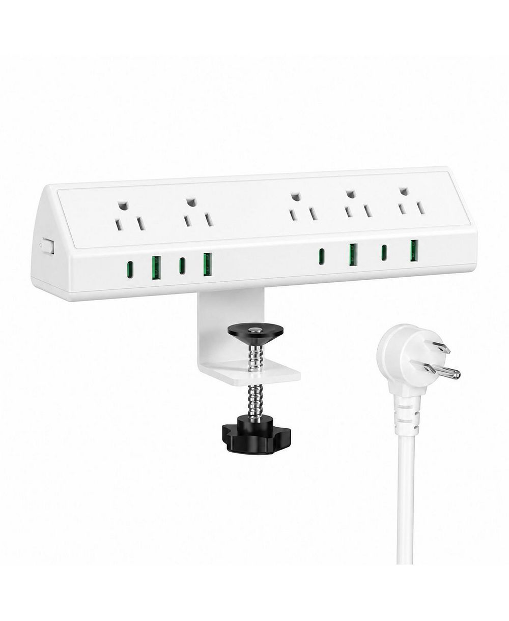 Lofree Desk Clamp Mount 45W Fast Charging Surge Protector for MacBook Air, Laptops, Tablets, and Smartphones