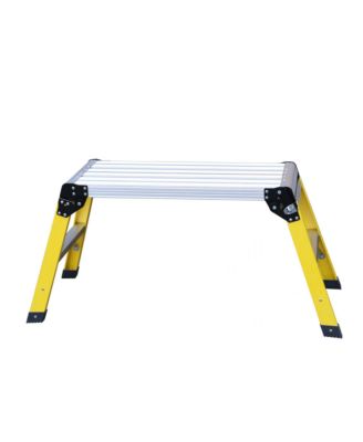 Streamdale Furniture  Aluminum Step Ladder Heavy Duty Foldable Aluminum Platform 330 Lbs Capacity