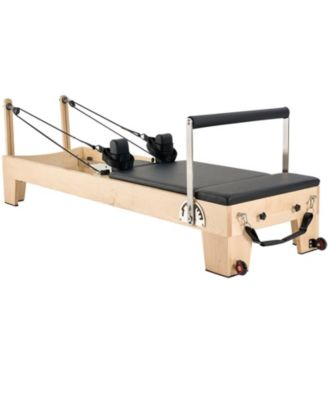 VEVOR тренажер Pilates Reformer из дерева для домашнего спортзала с сопротивлением