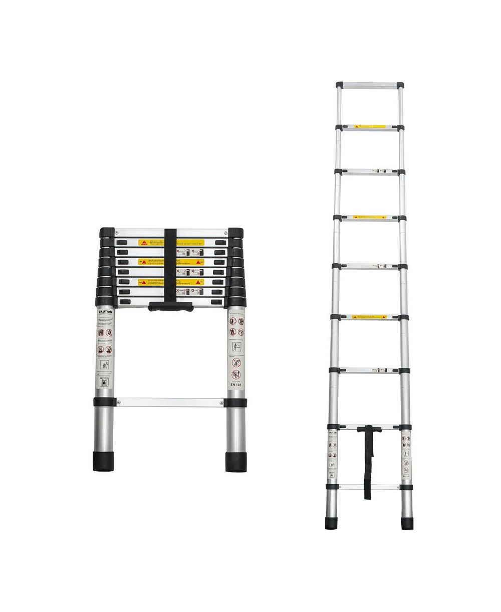 Streamdale Furniture  Telescoping Ladder 8.5FEET, 300 lbs Capacity Aluminum Extension Ladder