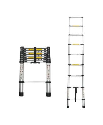 Streamdale Furniture  Telescoping Ladder 8.5FEET, 300 lbs Capacity Aluminum Extension Ladder