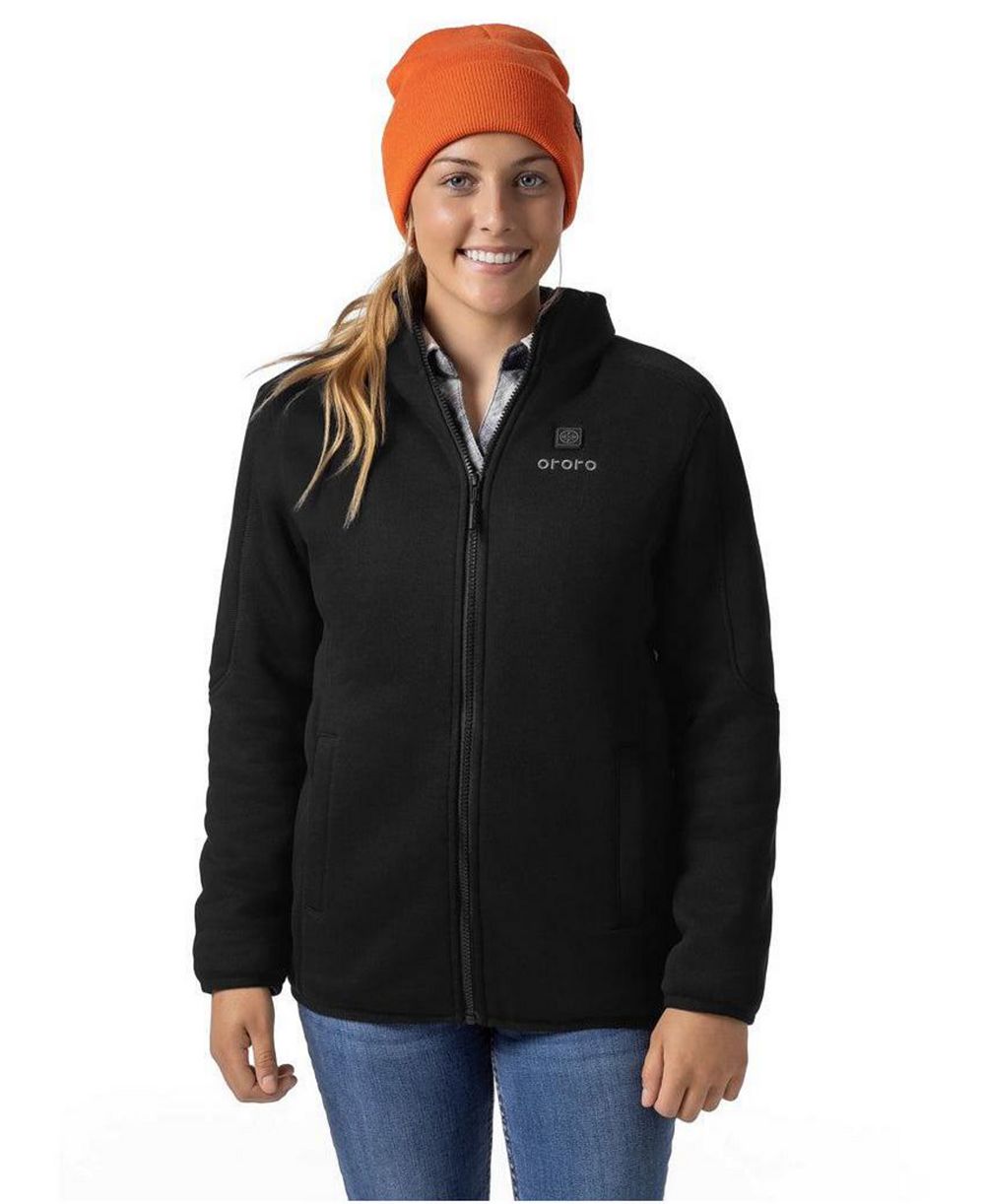 ororo Women's 4-Zone Heated Fleece Jacket