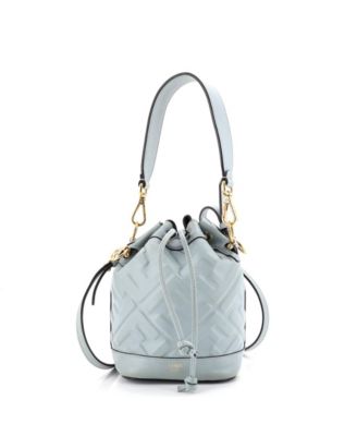 Fendi сумка ведер Mini Mon Tresor Zucca Embossed Leather б/у