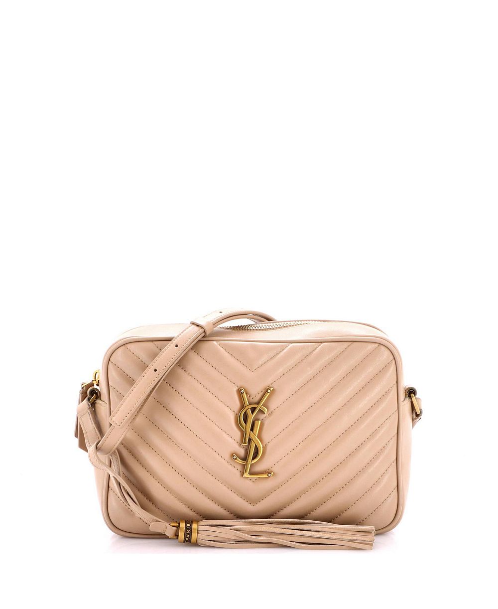 Маленькая камера-сумка Saint Laurent Small Lou Matelasse Chevron Leather б/у
