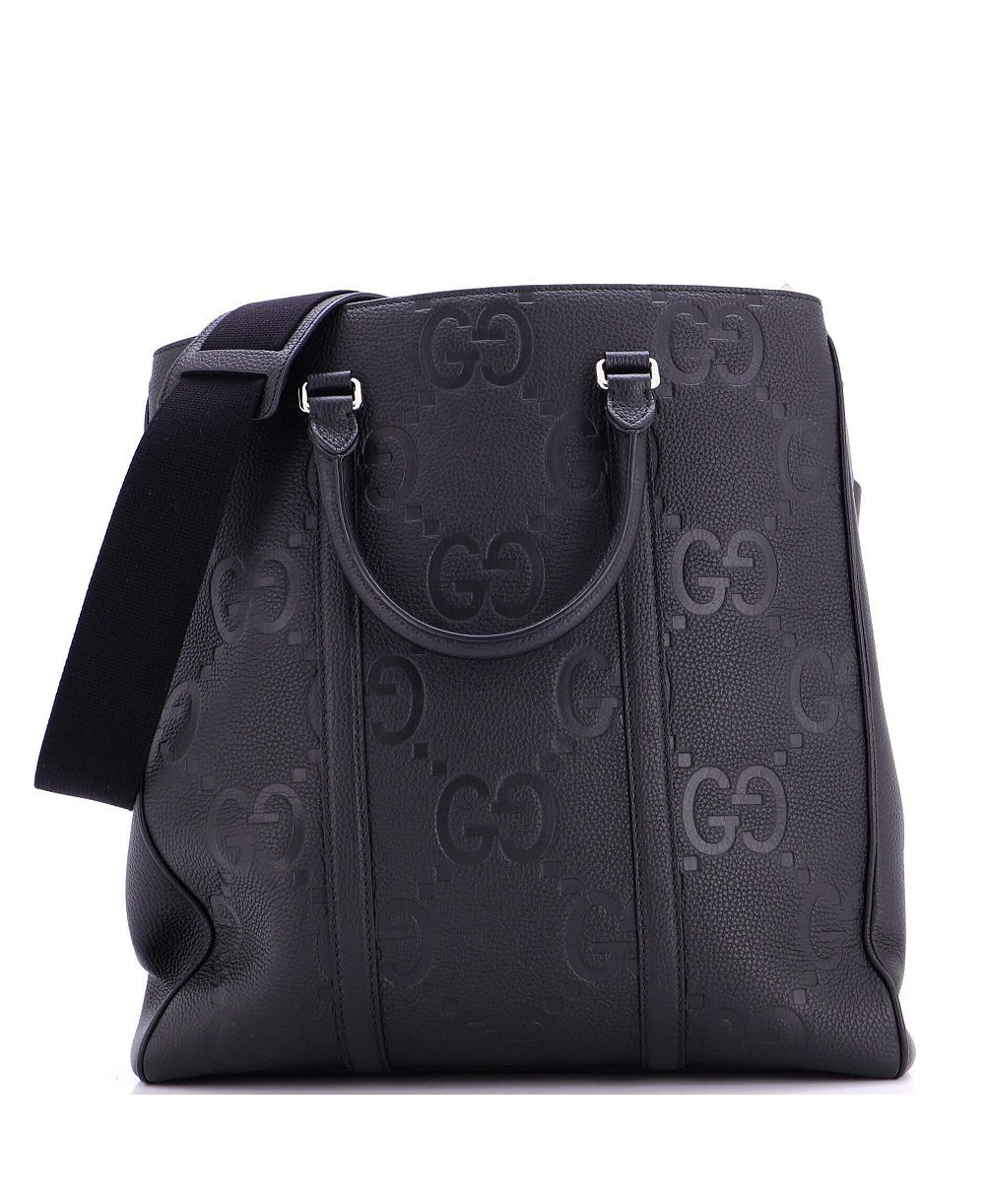 Gucci сумка-тоут Pre-Owned, вертикальная, кожаная, GG Embossed, Medium