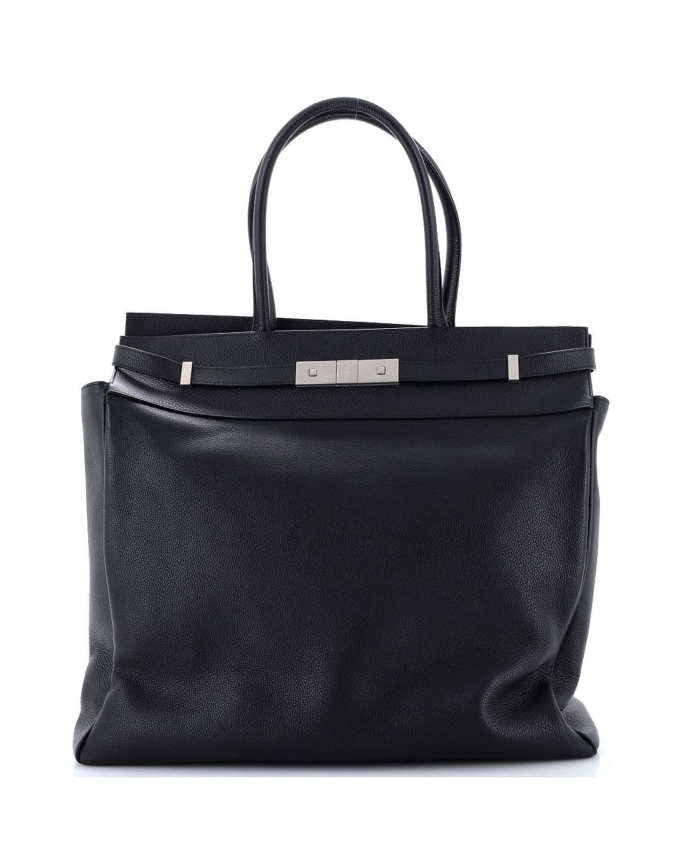 Pre-Owned Saint Laurent North South Manhattan Tote Leather