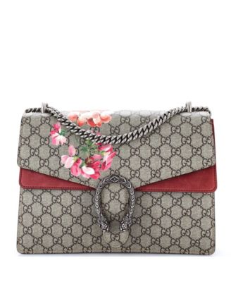 Женская сумка Gucci Medium Dionysus Bag Blooms Print GG Coated Canvas б/у