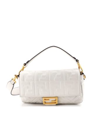 Сумка Fendi Baguette NM Zucca из кожи