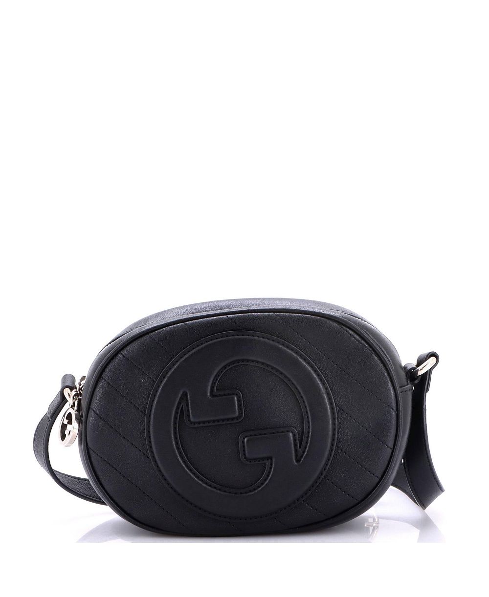 Б/у сумка Gucci Blondie NM Round Camera Bag Diagonal Quilted Leather